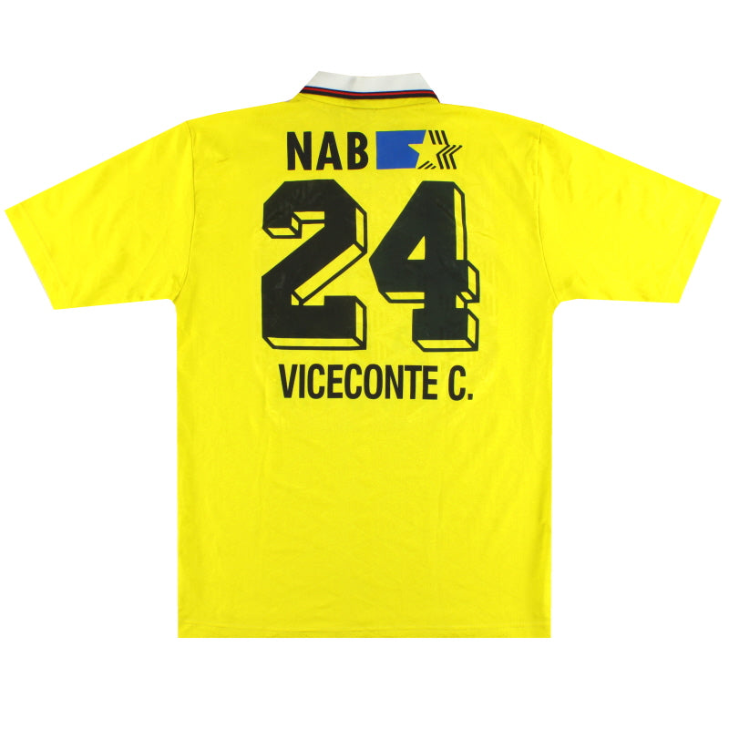 1996-97 FC Aarau Diadora Match Issue Away Shirt Viceconte C. #24 XXL