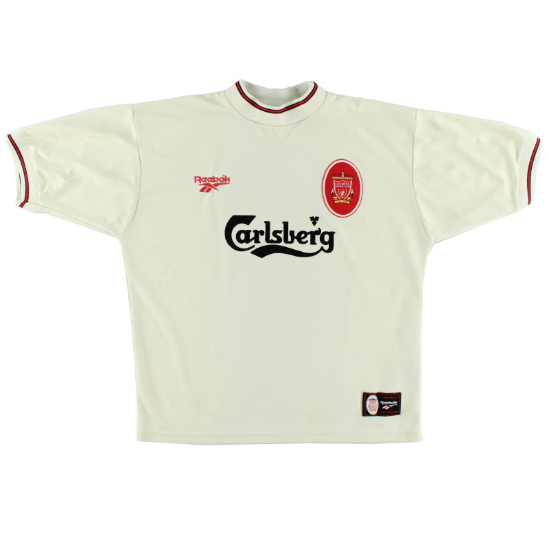 1996-97 Liverpool Reebok Away Shirt M - Classic Football Kit
