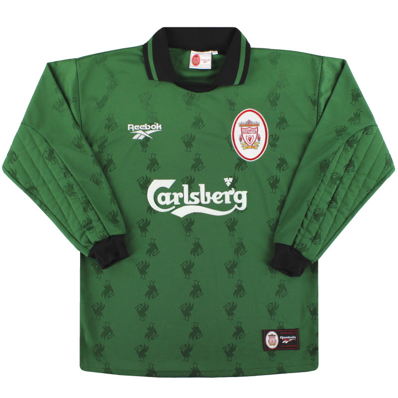 1996-97 Liverpool Reebok Goalkeeper Shirt S