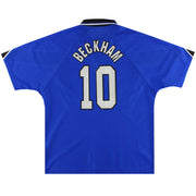 1996-97 Manchester United Umbro Third Shirt Beckham #10 L