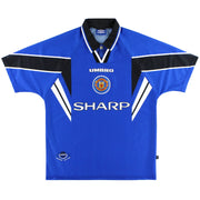 1996-97 Manchester United Umbro Third Shirt Y - Classic Football Kit