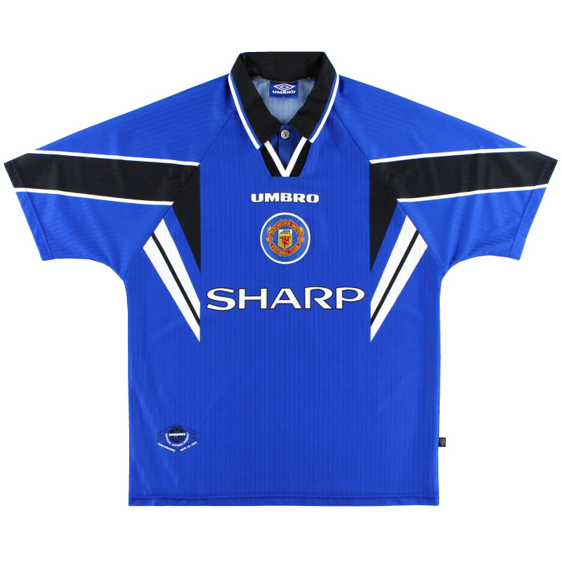 1996-97 Manchester United Umbro Third Shirt Y - Classic Football Kit