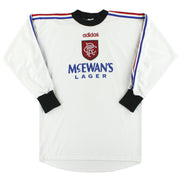 1996-97 Rangers adidas Goalkeeper Shirt XL - Classic Football Kit