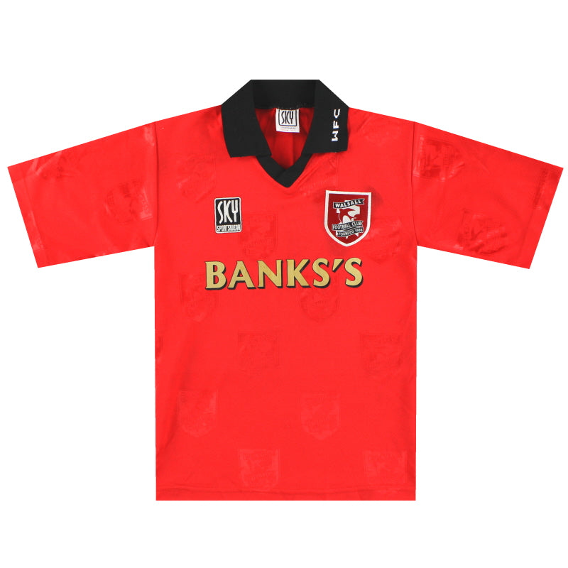 1996-97 Walsall Home Shirt M.Boys