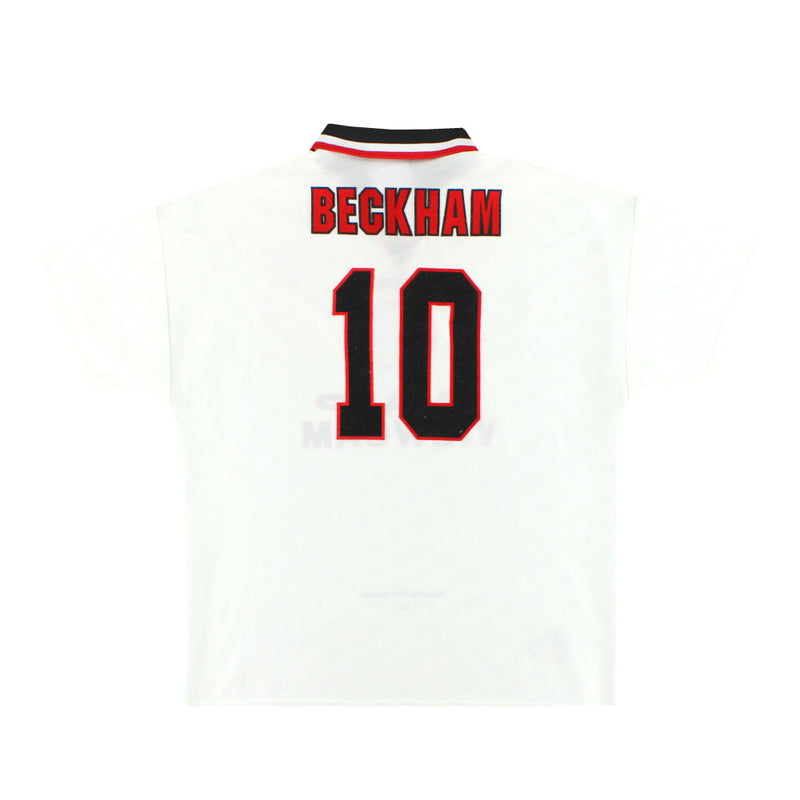 1996-97 Manchester United Umbro Away Shirt Beckham #10 L