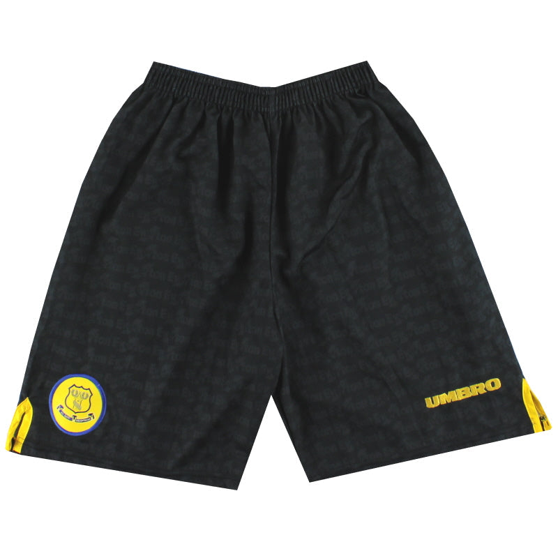 1996-98 Everton Umbro Away Shorts *As New* S
