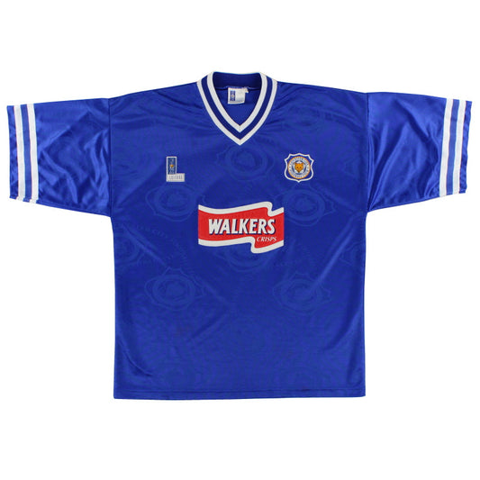 1996-98 Leicester Fox Leisure Home Shirt L