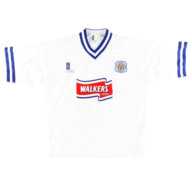 1996-98 Leicester Fox Leisure Away Shirt XL - Classic Football Kit