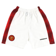 1996-98 Manchester United Umbro Home Shorts Y - Classic Football Kit