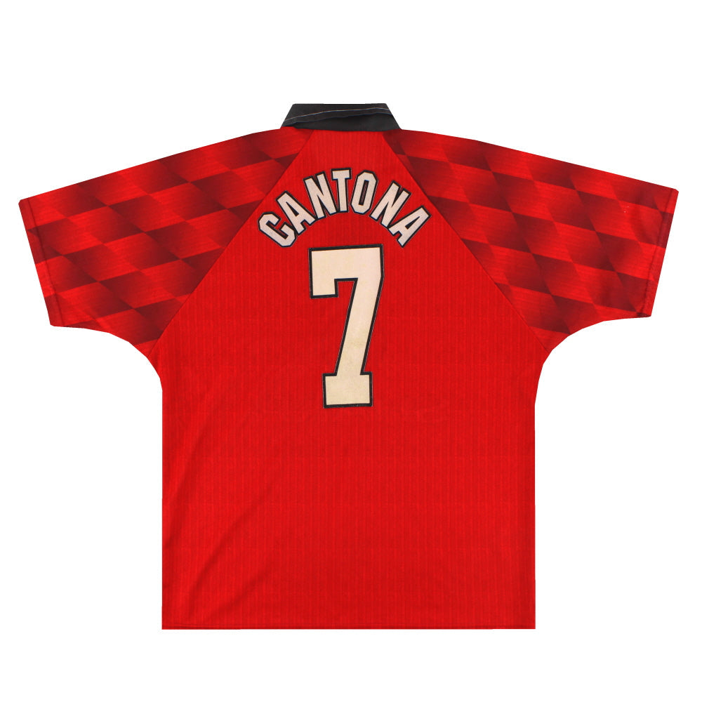 1996-98 Manchester United Umbro Home Shirt Cantona #7 M