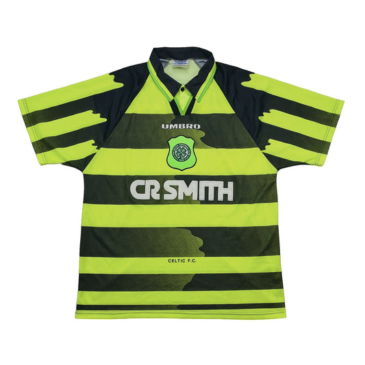 1996/97 CELTIC #9 AWAY SHIRT (XL) UMBRO