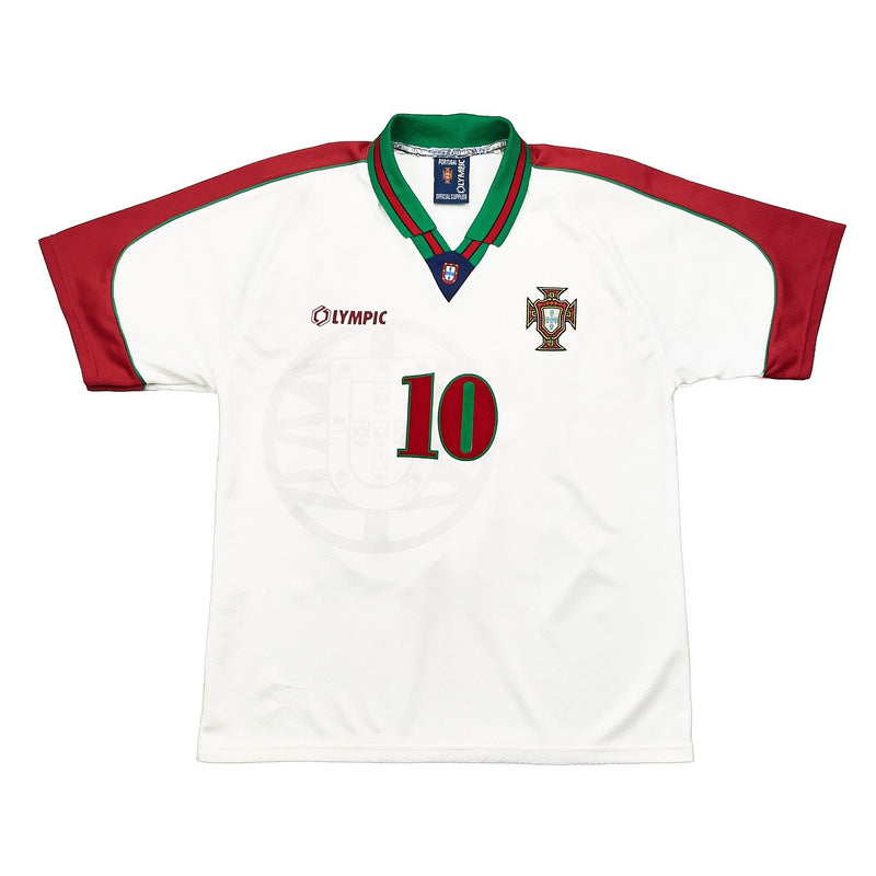 1996/97 Portugal Rui Costa #10 Away Shirt (M) Olympic