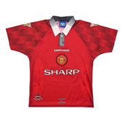 1996/98 Manchester United Beckham #10 Home Shirt (Y) Umbro