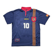 1996/98 Spain Raul #10 Away Shirt (S) Adidas