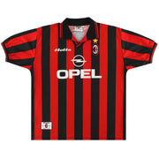 1997-98 AC Milan Lotto Home Shirt M - Classic Football Kit