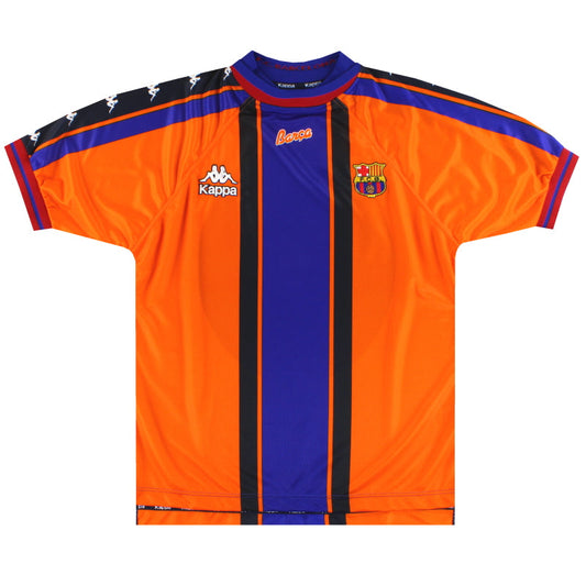 1997-98 Barcelona Kappa Away Shirt M