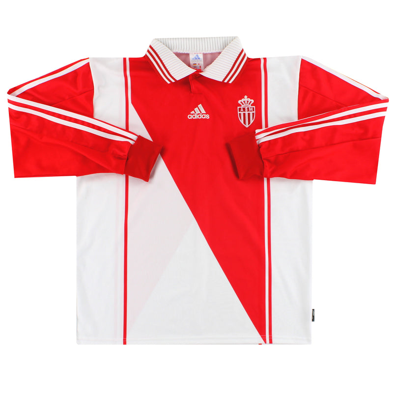 1997-98 Monaco adidas Home Shirt L/S XL