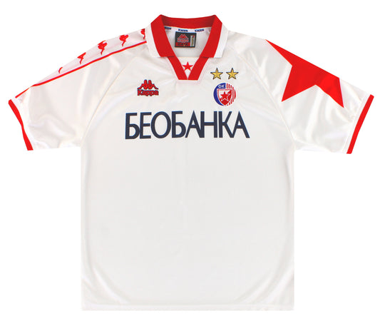 1997-98 Red Star Belgrade Kappa Away Shirt *Mint* L