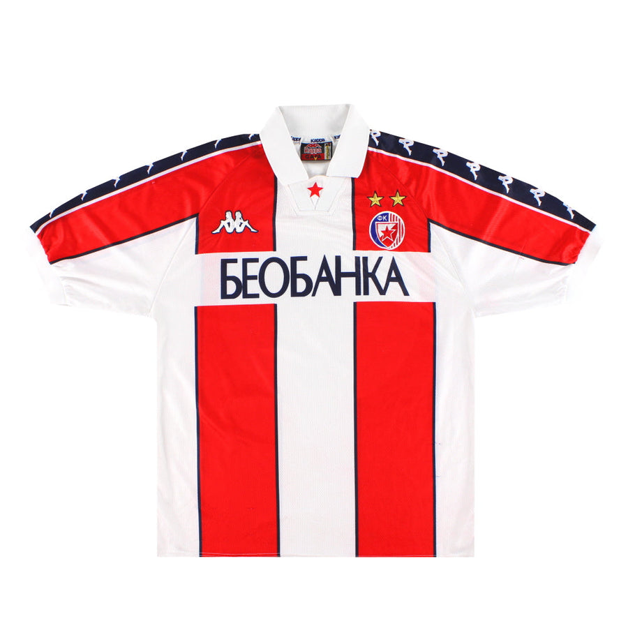 1997-98 Red Star Belgrade Kappa Home Shirt XL - Classic Football Kit