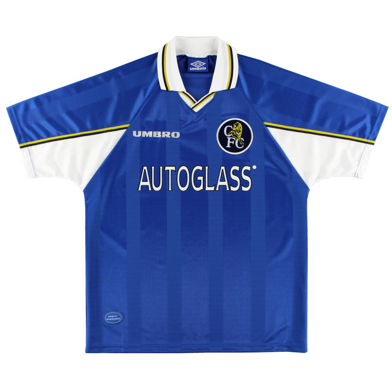 1997-99 Chelsea Umbro Home Shirt XL - Classic Football Kit