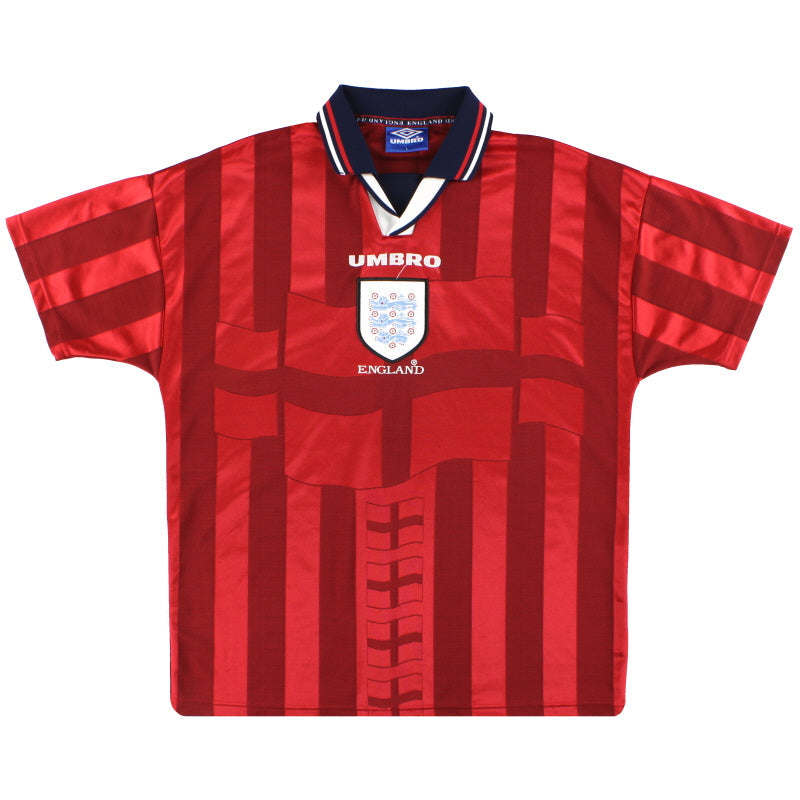 1997-99 England Umbro Away Shirt Y - Classic Football Kit