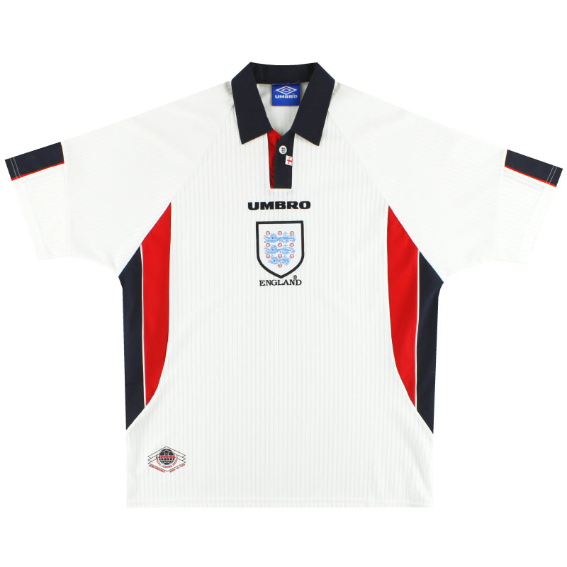 1997-99 England Umbro Home Shirt L