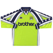 1997-99 Manchester City Kappa Goalkeeper Shirt M - Classic Football Kit