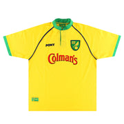 1997-99 Norwich City Pony Home Shirt XXL - Classic Football Kit