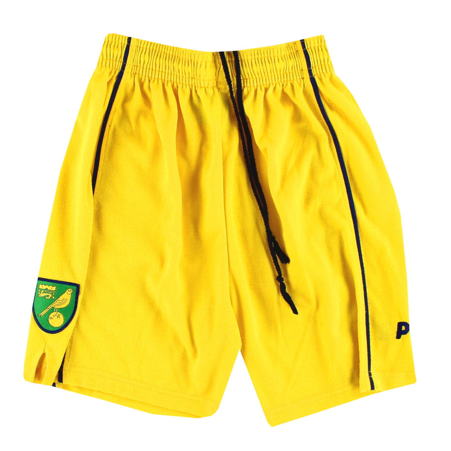 1997-99 Norwich City Pony Home Shorts L - Classic Football Kit