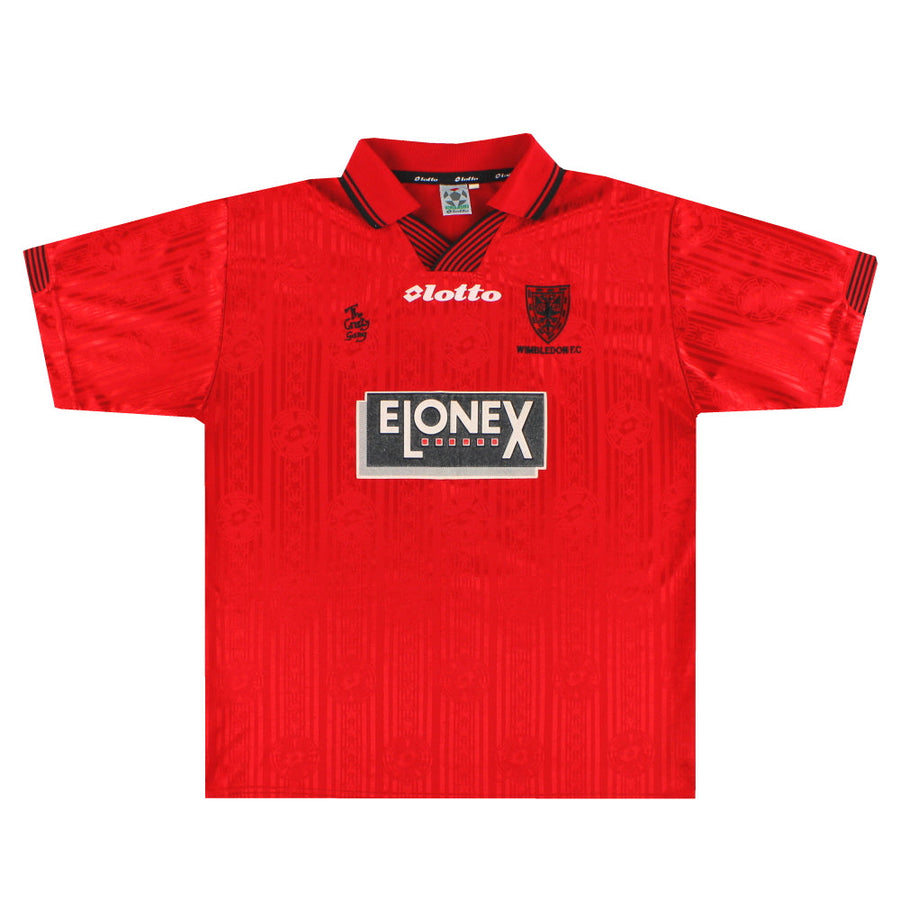 1997-99 Wimbledon Lotto Away Shirt L - Classic Football Kit