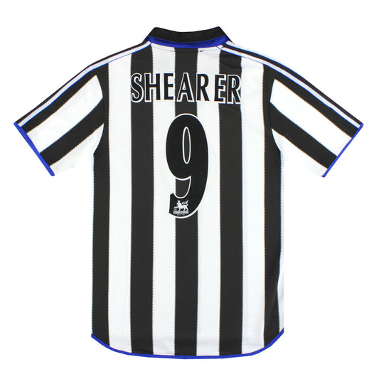 1999-00 Newcastle adidas Home Shirt Shearer #9 *Mint* L