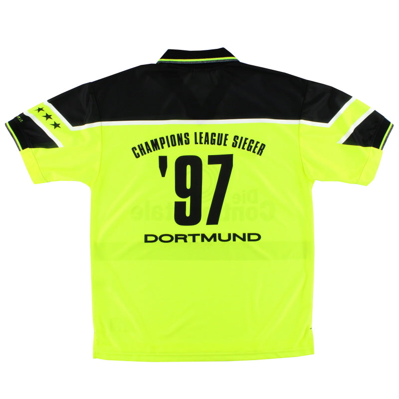 1997 Borussia Dortmund Nike 'Champions League Sieger' Home Shirt L
