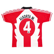 1997/98 Athletic Bilbao Alkorta M #4 *Player Issue* Home Shirt (XL) Kappa