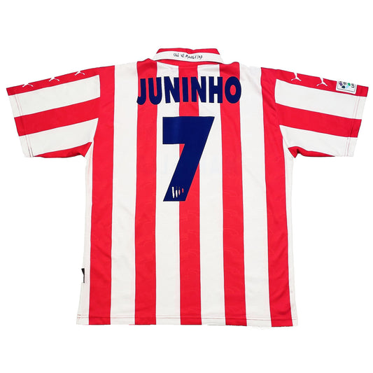 1997/98 ATLETICO MADRID JUNINHO #7 HOME SHIRT (XL) PUMA