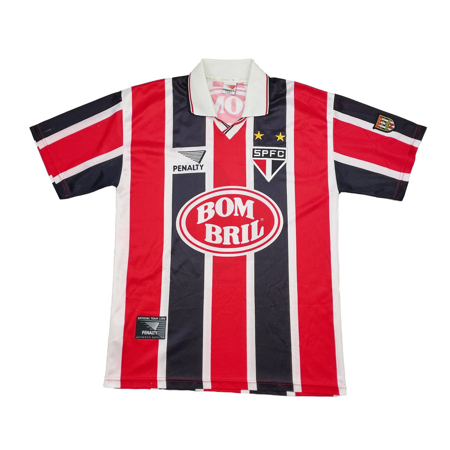 1997/99 Sao Paulo #10 Home Shirt (M) Penalty