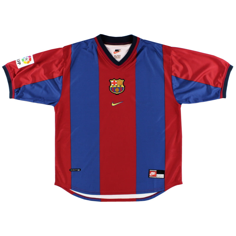 1998-00 Barcelona Nike Home Shirt XXL