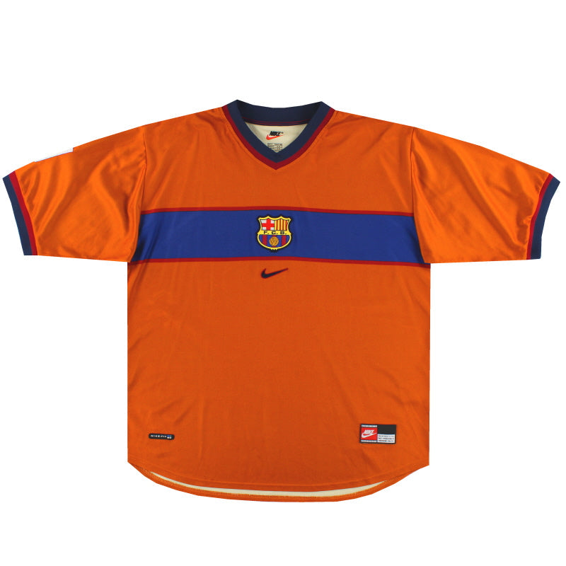 1998-00 Barcelona Nike Third Shirt L - Classic Football Kit