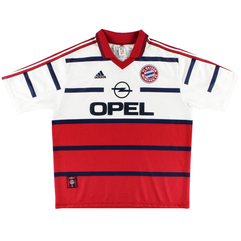 1998-00 Bayern Munich adidas Away Shirt L