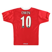 1998-00 Liverpool Reebok Home Shirt Owen #10 XL - Classic Football Kit