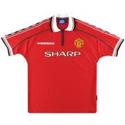 1998-00 Manchester United Umbro Home Shirt XXL - Classic Football Kit