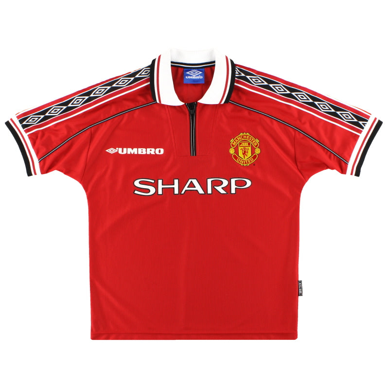 1998-00 Manchester United Umbro Home Shirt *Mint* L.Boys