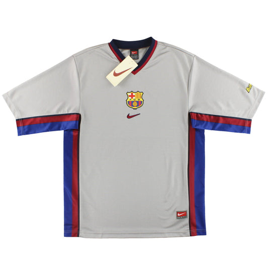 1998-01 Barcelona Nike Basic Away Shirt *BNIB* L