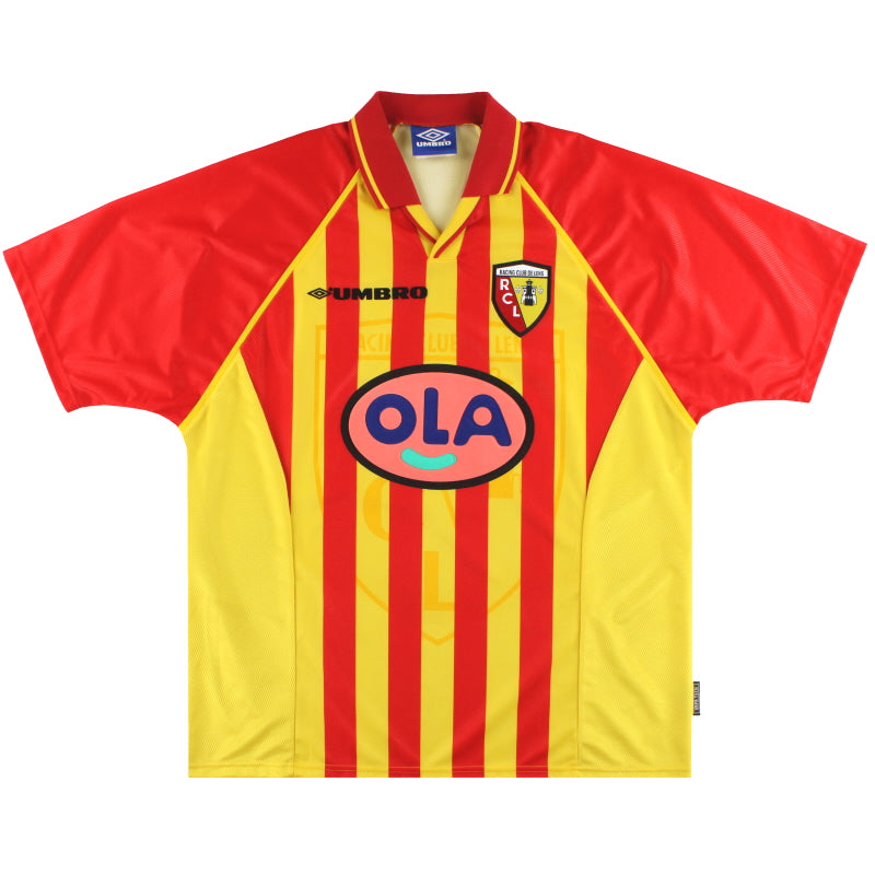 1998-99 Lens Umbro Home Shirt *As New* XL