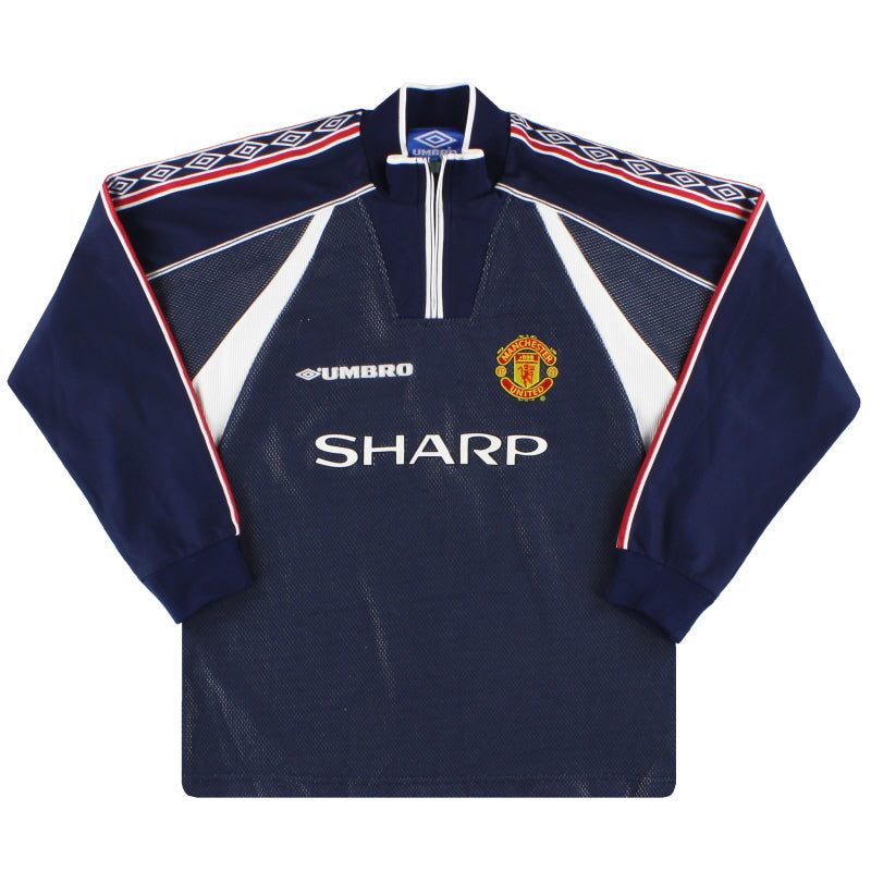 1998-99 Manchester United Umbro Goalkeeper Shirt Y - Classic Football Kit