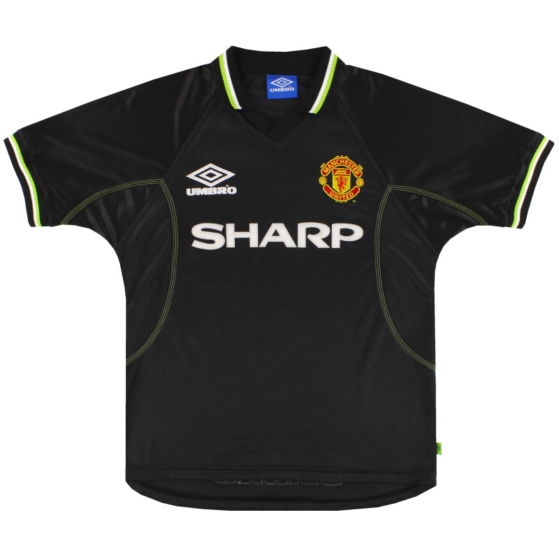 1998-99 Manchester United Umbro Third Shirt L - Classic Football Kit