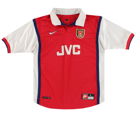 1998-99 Arsenal Nike Home Shirt L.Boys