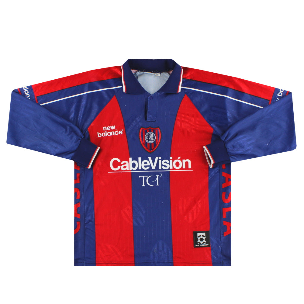 1998-99 San Lorenzo New Balance Home Shirt L/S