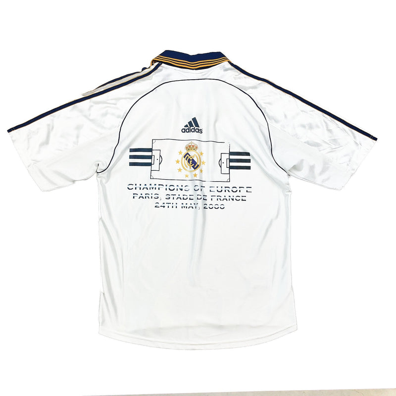 1998/00 Real Madrid 'Champions Of Europe' Home Shirt (L) Adidas