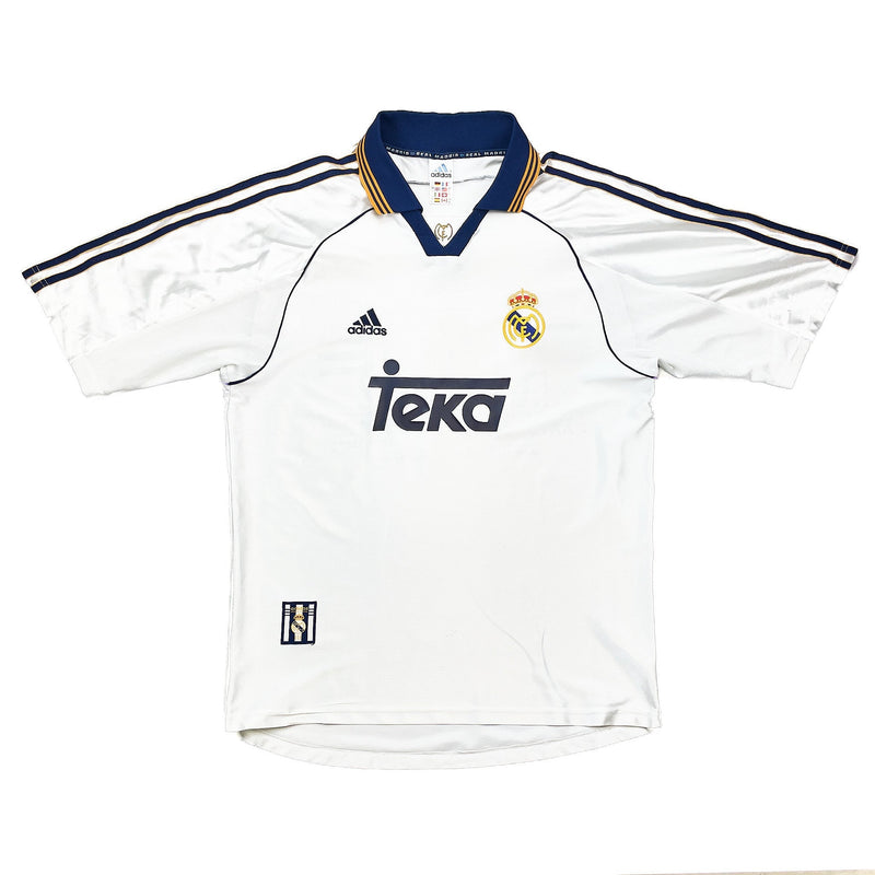 1998/00 Real Madrid 'Champions Of Europe' Home Shirt (L) Adidas