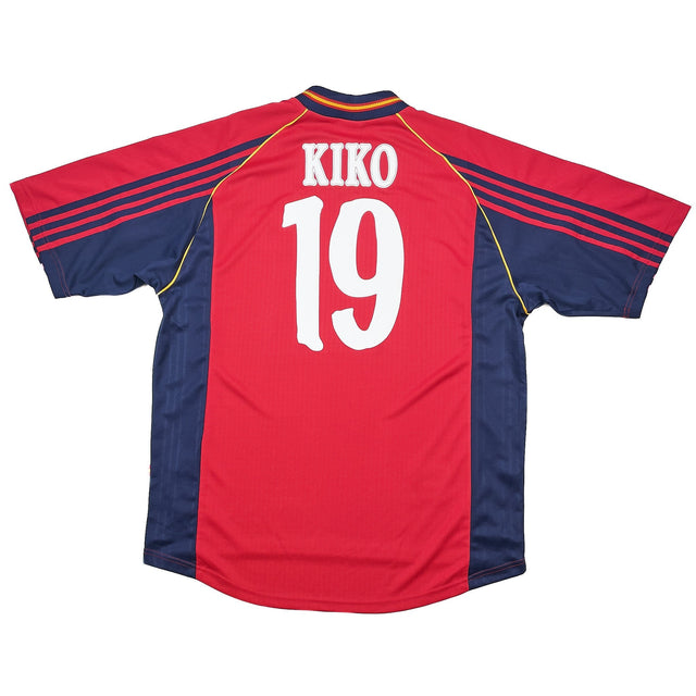 1998/00 Spain Kiko #19 Home Shirt (L) Adidas